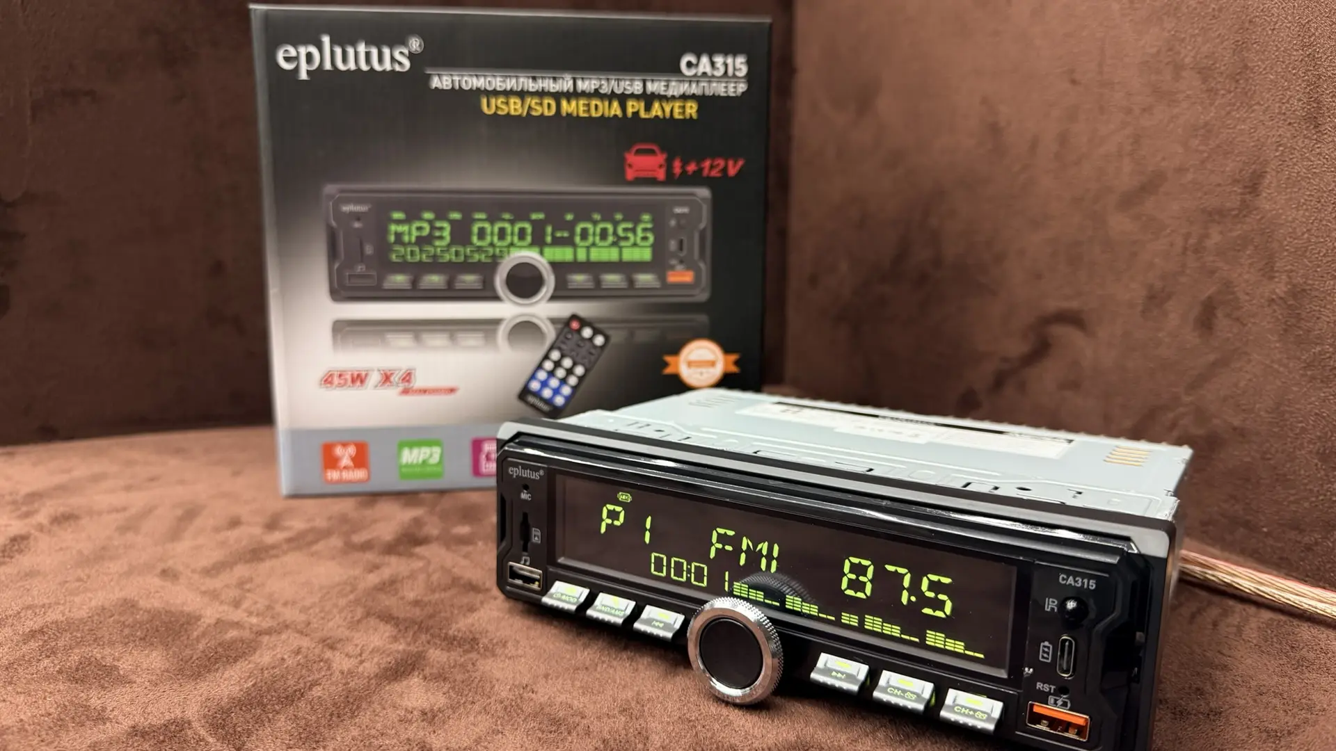 Автомагнитола 1 Din с BT Eplutus CA315